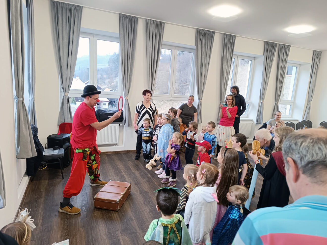 Dětský karneval na Malé Bystřici: to je radost, smích a především spousta zábavy!