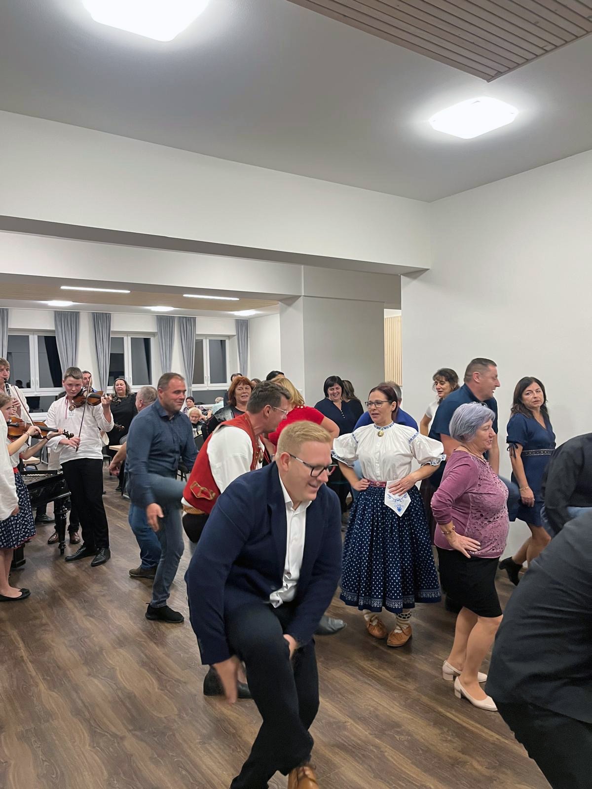 Hodové posezení se neslo v duchu dobré nálady a valašských tanců